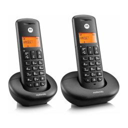 Motorola E202 Duo Teléfono Fijo Inalámbrico DECT Negro