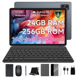 Tablet TABWEE T20 WiFi 10,1" 8GB 256GB Gris con Teclado y Stylus Pen