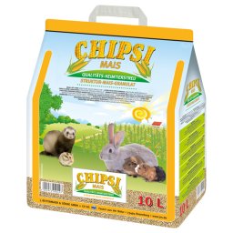 Chipsi lecho de maíz granulado - 10 l (aprox. 4,5 kg)