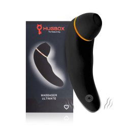 Hugbox Succionador De Clítoris Y Vibrador Femenino 30 Programas Negro