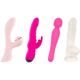 Hugbox Kit Experto De Juguetes Eróticos Succionador De Clítoris, Vibrador Conejito, Vibrador Wand Y Consolador