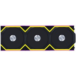 Lian Li UNI FAN SL Wireless 120 Pack Triple Ventilador Suplementario 120mm Negro