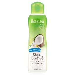 TropiClean Shed Control Champú de Lima y Coco - 355 ml