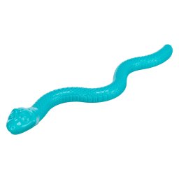 Trixie Snack-Snake juguete rellenable para perros - 59 cm aprox. azul petróleo