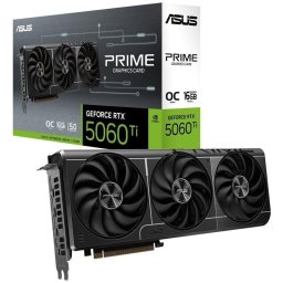 ASUS PRIME GeForce RTX 5060 Ti OC Edition 16GB GDDR7 Reflex 2 RTX AI DLSS4