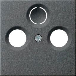 GIRA55 COAX ANT - Cubierta para antena coaxial socket antracita