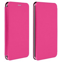 Avizar Funda Libro con Slide Fucsia para Smartphones de 3.8" a 4.7