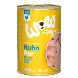 WOW Puro comida húmeda para perros 6 x 400 g - Pollo