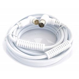 CABLE ANTENA TV MACHO A HEMBRA CON FILTROS 5m