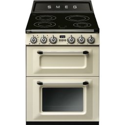 Smeg Victoria TR62P Cocina de Gas 4 Zonas + 2 Hornos Crema