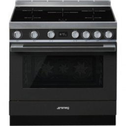 Smeg Portofino CPF9IPAN Cocina de Inducción 5 Zonas + Horno Pirolítico Antracita