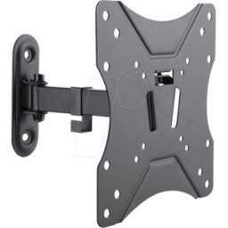 LOGILINK BP0007 - Soporte mural para TV, inclinable, orientable, 23''- 42'', 25 kg,