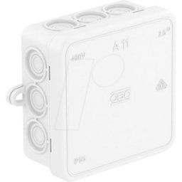 OBO BETTERMANN OBO 2000180 - Caja de conexiones de cable A 11, blanco puro