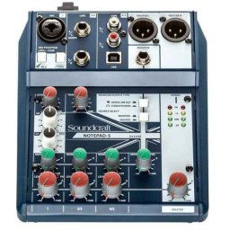Soundcraft NOTEPAD-5 Consola de Mezcla Analógica de Pequeño Formato con E/S USB