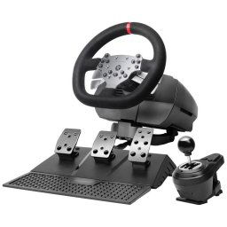 Mars Gaming MWH-RSX Volante Simracing Force Feedback Motor Dual Set 3 Pedales Palanca de Cambios