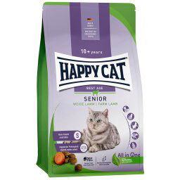 Happy Cat Senior con cordero de pasto - 1,3 kg