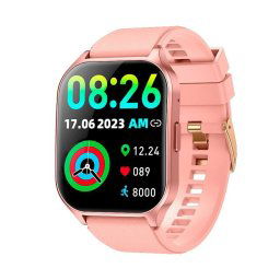 Cool Smartwatch Amoled Curved Silicona Rosa