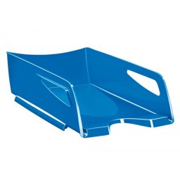 Bandeja sobremesa cep maxi de gran capacidad plastico azul 386x270x115 mm