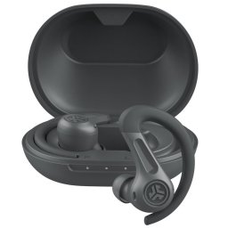 JLab JBuds Sport ANC 4 Auriculares Deportivos Bluetooth con Cancelación Activa de Ruido Grafito