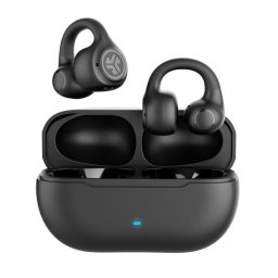 JLab Flex Auriculares Inalámbricos Abiertos con Diseño de Clip Negros