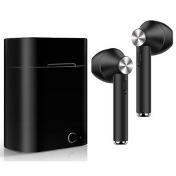 Akashi Earbuds Auriculares Bluetooth Negros