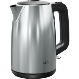 AEG Hervidor de agua de de acero inoxidable de 2200 W y 1,7 litros de capacidad K3-1-3ST