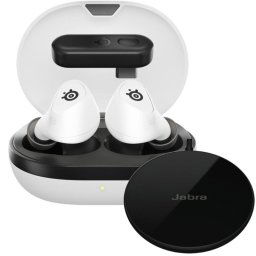 SteelSeries Pack Arctis GameBuds Auriculares Bluetooth PS5 Blancos + Base Carga Inalámbrica