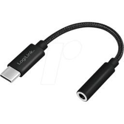 LOGILINK UA0398 - Adaptador de audio USB Tipo-C - 3,5mm jack
