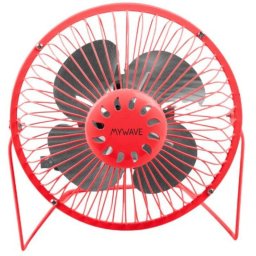 MyWave MWVEN-USBRJ Mini Ventilador Usb Rojo