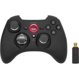 SPEEDLINK SL-650110-BK - RAIT Gamepad para PC/PS3/Switch/OLED, inalámbrico, negro