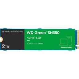 SANDISK WDS200T3G0C - WD Green SN350 Desktop NVMe SSD 2TB, M.2