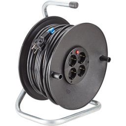 BACHMANN BACH 392.181 - Contacto de puesta a tierra de carrete de cable, CEE 7/3, tipo F