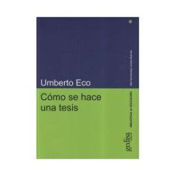 Como se hace una tesis/ How to Make a Thesis
