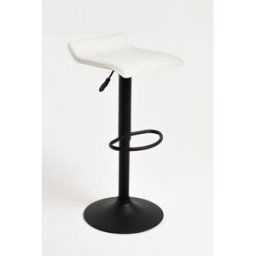 RegalosMiguel Pack 6 Taburetes Tim Black - Blanco