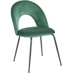 RegalosMiguel Silla Dawa Black Terciopelo - Verde