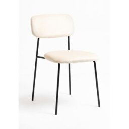 RegalosMiguel Silla Vius Black Terciopelo - Beige