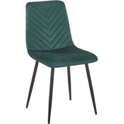 RegalosMiguel Silla Kisa Black Terciopelo - Verde