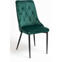 RegalosMiguel Silla Dolphin Black Terciopelo - Verde