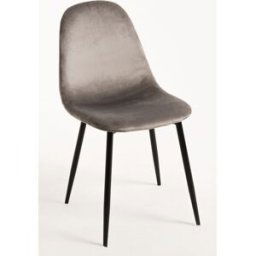RegalosMiguel Silla Teok Black Terciopelo