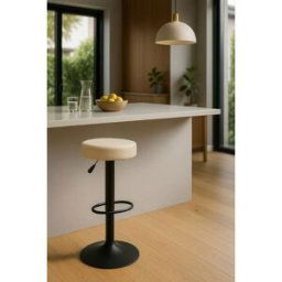 RegalosMiguel Taburete Kros Black - Blanco