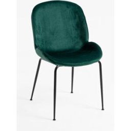 RegalosMiguel Silla Bille Black Terciopelo - Verde
