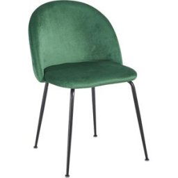 RegalosMiguel Pack 2 Sillas Black Dalnia Terciopelo - Verde