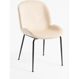 RegalosMiguel Silla Bille Black Terciopelo - Beige