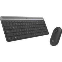LOGITECH MK470SW - Combinación de teclado/ratón, inalámbricos,