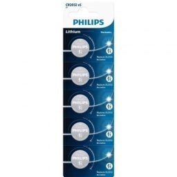 Philips CR2032P5/01B Pack 5 Pilas Botón Litio 3V