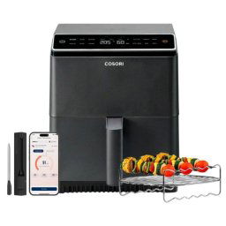 Cosori Dual Blaze Chef Edition Freidora de Aire 6.4L 1700W + Smart Meat Termómetro Inteligente