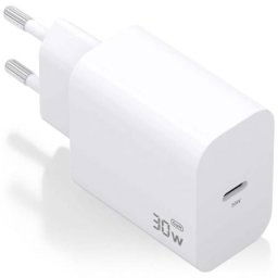 AISENS A110-0940 Cargador de Pared GaN 33W USB-C AI Inteligente Blanco