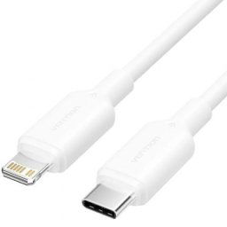 Vention LAKWH Cable USB 2.0 Tipo-C a Lightning 2m 27W Blanco