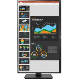 LG 27BQ75QB-B - 69cm monitor, QHD, USB-C, LAN, altavoz, Pivote