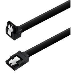 PcCom Essential Cable SATA III 6gbs AWG26 Compatible con 2 y 1 0.5m Acodado